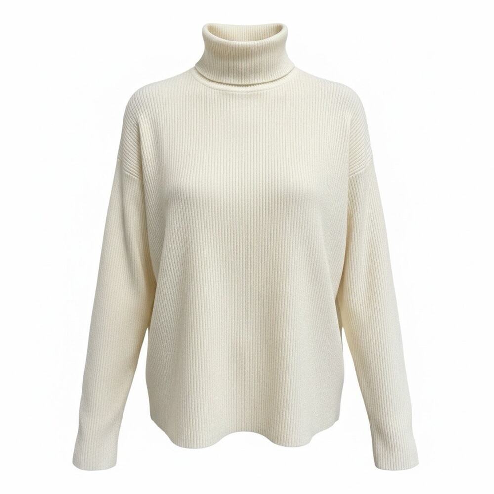 Cider Cream Knit Turtleneck Sweater NWT Capsule Staple Layering Plus Size 3XL